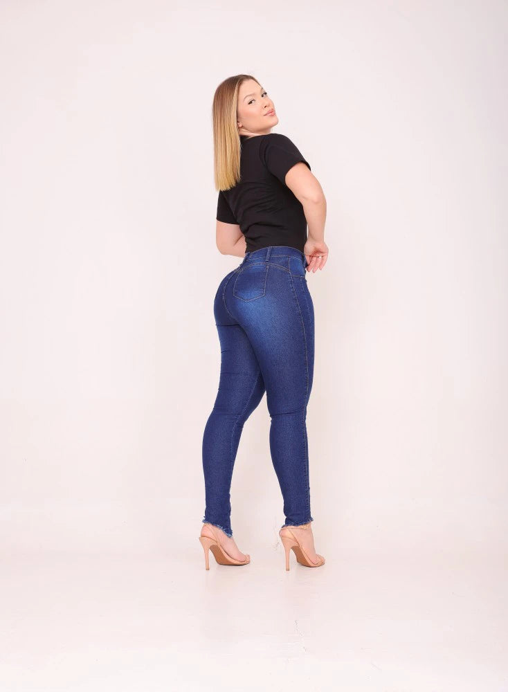 Calças Jeans Feminina RECORTE LATERAL