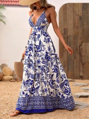 Vestido Longo Estampa Floral