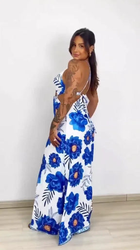 Vestido Estampado Céu Florido