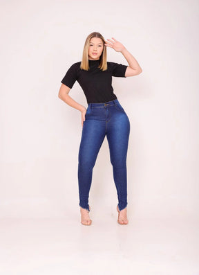 Calças Jeans Feminina RECORTE LATERAL