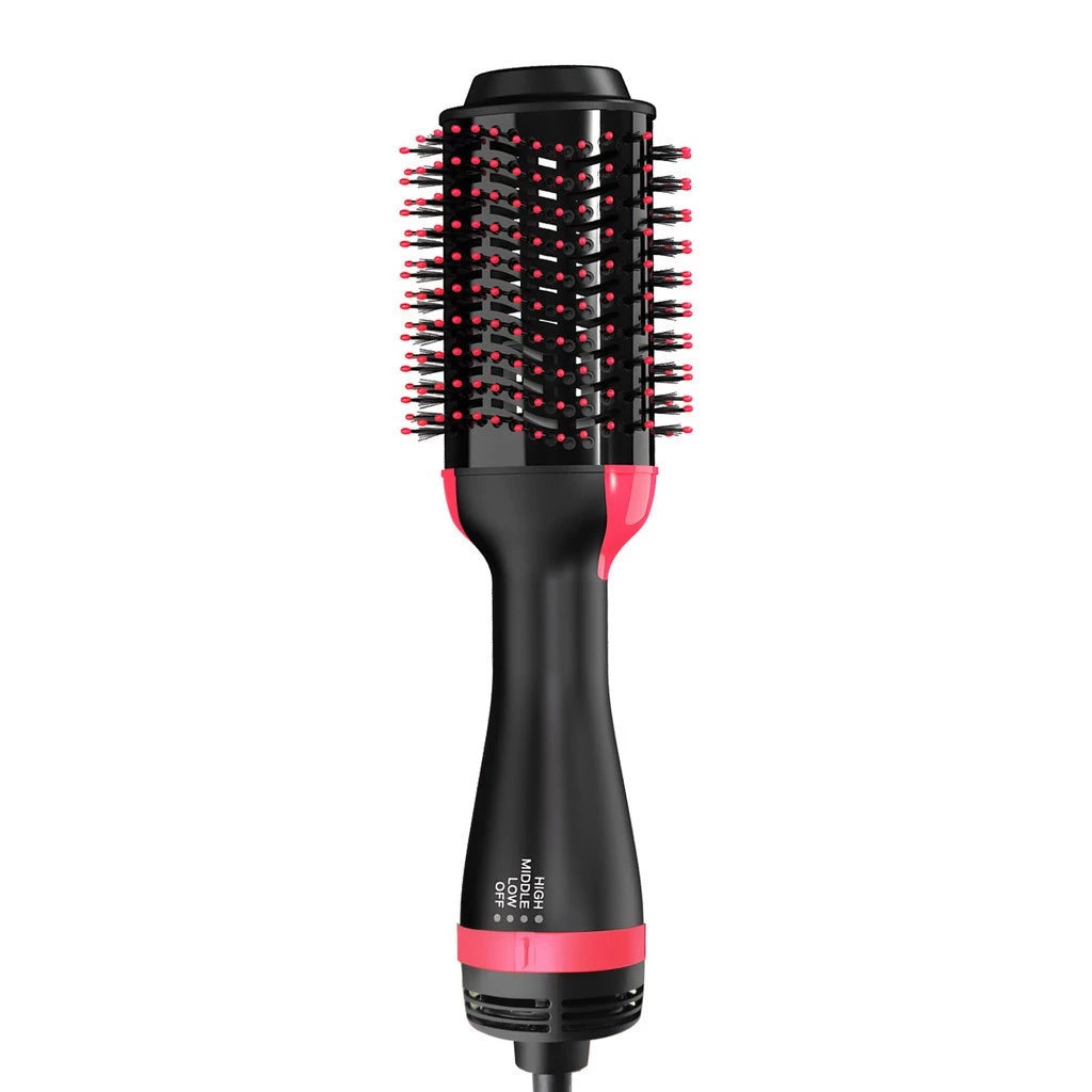 Escova Secadora Alisador Elétrica Quente Cabelo Com 3 Em 1 Hair Styler