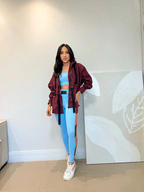 Kit Legging + Top Fit Color - Azul Céu