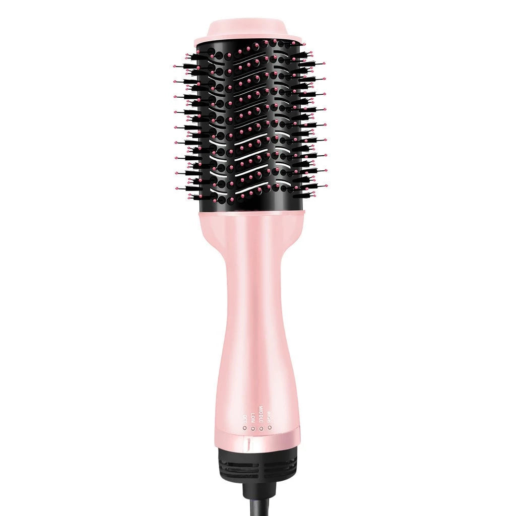 Escova Secadora Alisador Elétrica Quente Cabelo Com 3 Em 1 Hair Styler