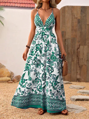 Vestido Longo Estampa Floral