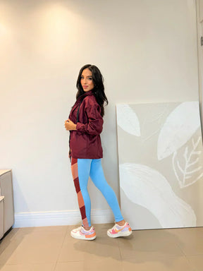 Kit Legging + Top Fit Color - Azul Céu