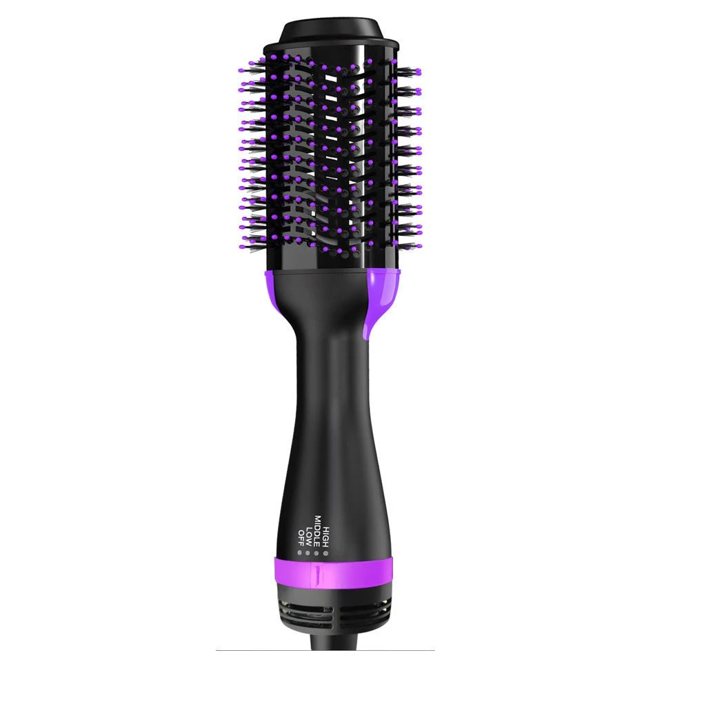 Escova Secadora Alisador Elétrica Quente Cabelo Com 3 Em 1 Hair Styler