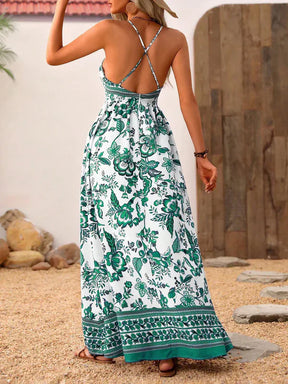 Vestido Longo Estampa Floral