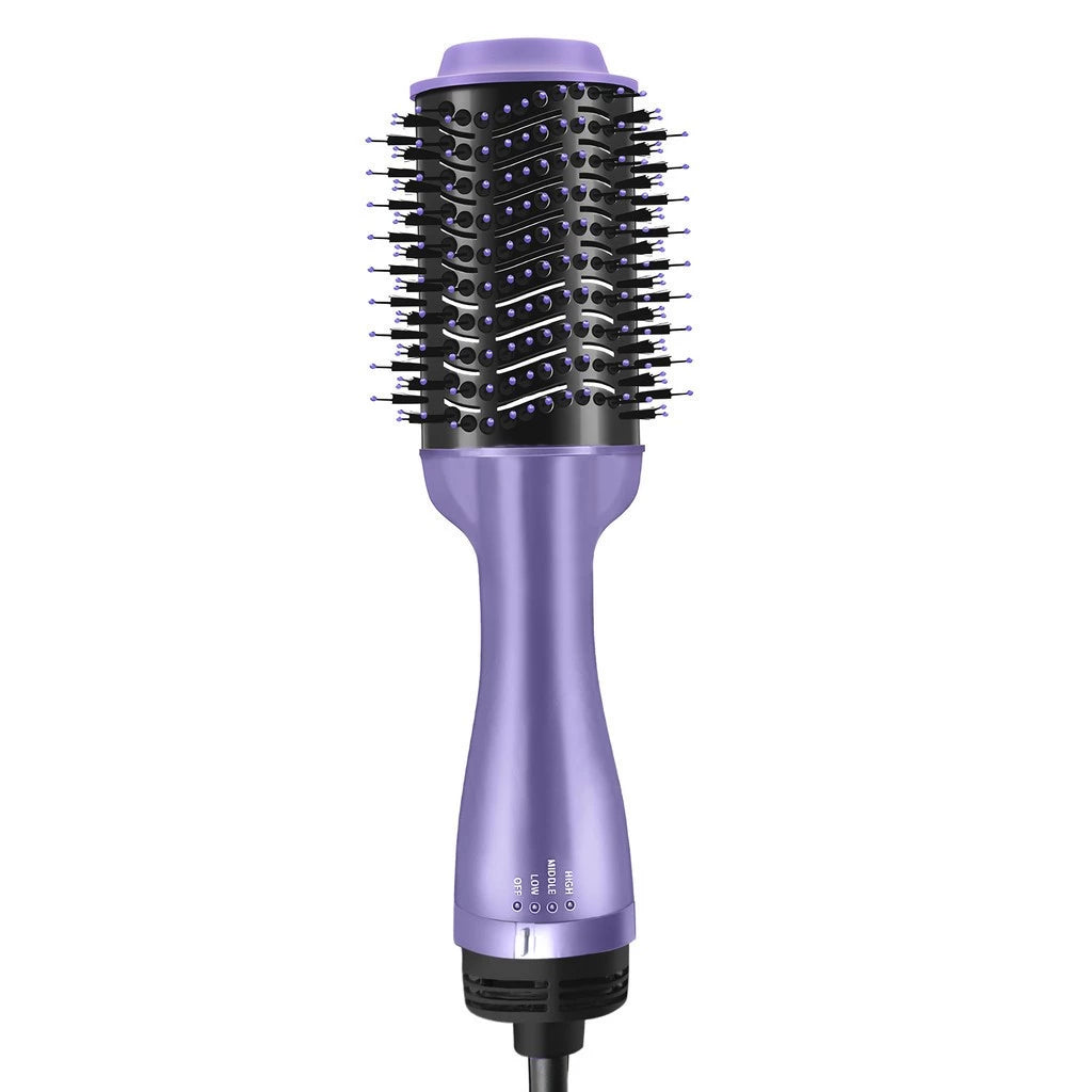 Escova Secadora Alisador Elétrica Quente Cabelo Com 3 Em 1 Hair Styler