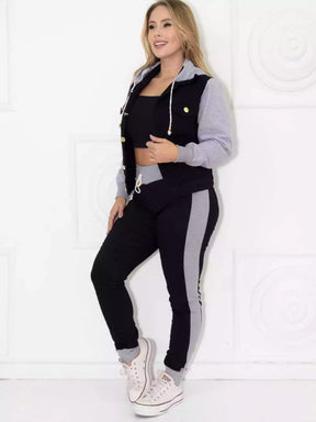 Conjunto Jeans com Moletom Lycra